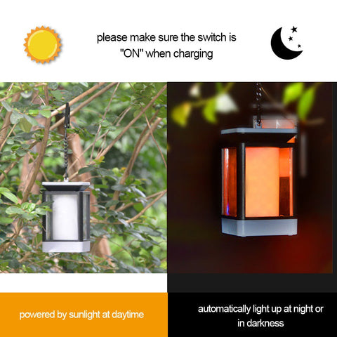 Image of LED Solar Hanging Light for Garden