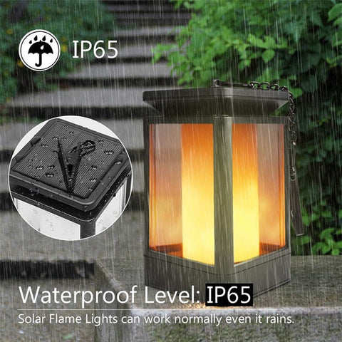Image of LED Solar Hanging Light for Garden