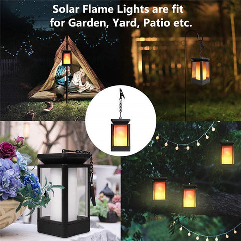 Image of LED Solar Hanging Light for Garden