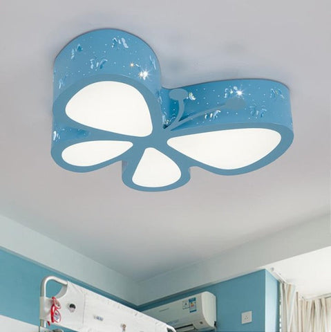 Image of Modern Butterfly LED Ceiling Lamp for Kids Room