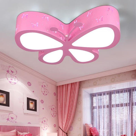 Image of Modern Butterfly LED Ceiling Lamp for Kids Room