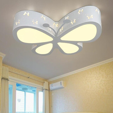 Image of Modern Butterfly LED Ceiling Lamp for Kids Room