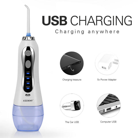 Image of Oral Dental Irrigator USB Rechargeable
