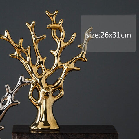 Image of Ceramic Figurine - Decorative Statue