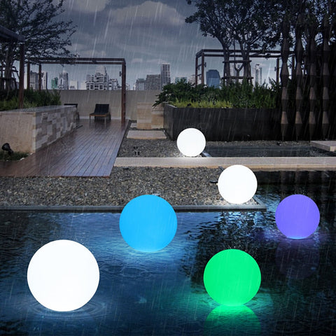 Image of Waterproof LED Garden Ball Light RGB