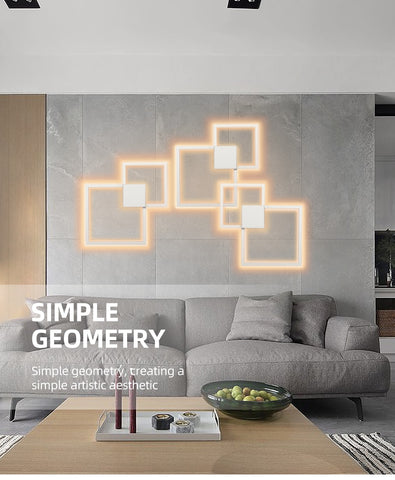 Image of Rowley - Square Modern Wall Lamp