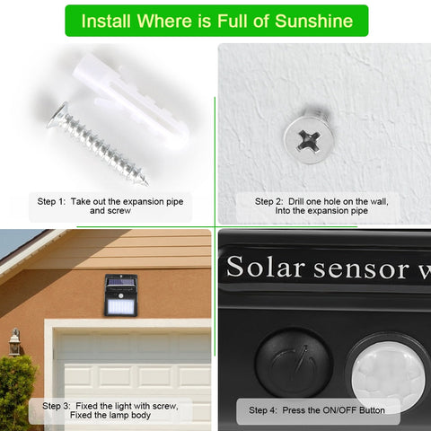 Image of LED Solar Light Outdoor Waterproof