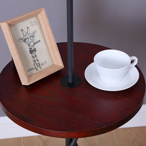 Image of Lance - Modern Nordic End Table & Lamp