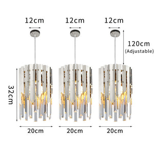 Gold Crystal Kitchen Pendant Hanging Lights