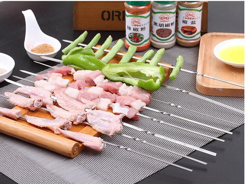 Image of Stainless Steel Barbecue Skewers (15 pcs)