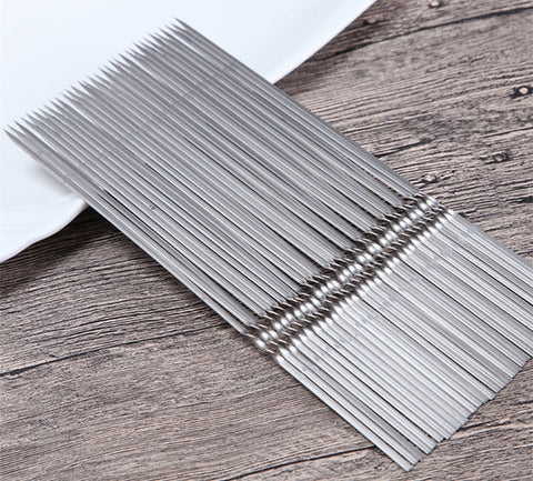 Image of Stainless Steel Barbecue Skewers (15 pcs)