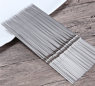 Stainless Steel Barbecue Skewers (15 pcs)