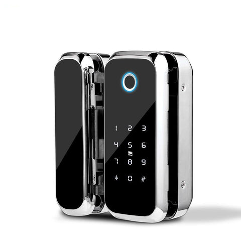 Image of Bluetooth Fingerprint Glass Door Lock
