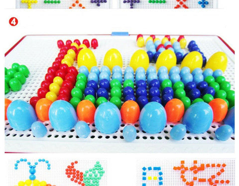 Image of Nail Beads Intelligent 3D Puzzle Games - KIDS