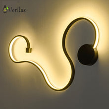 Load image into Gallery viewer, Scandinavian Serpentine Sconces Modern LED Wall Light