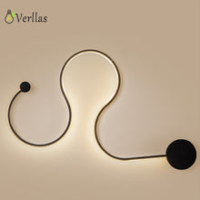 Load image into Gallery viewer, Scandinavian Serpentine Sconces Modern LED Wall Light