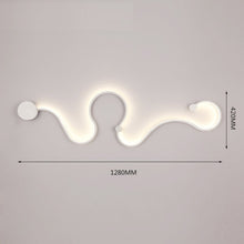 Load image into Gallery viewer, Scandinavian Serpentine Sconces Modern LED Wall Light