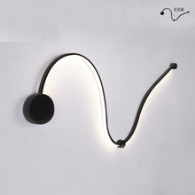 Load image into Gallery viewer, Scandinavian Serpentine Sconces Modern LED Wall Light