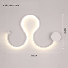 Load image into Gallery viewer, Scandinavian Serpentine Sconces Modern LED Wall Light