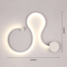 Load image into Gallery viewer, Scandinavian Serpentine Sconces Modern LED Wall Light