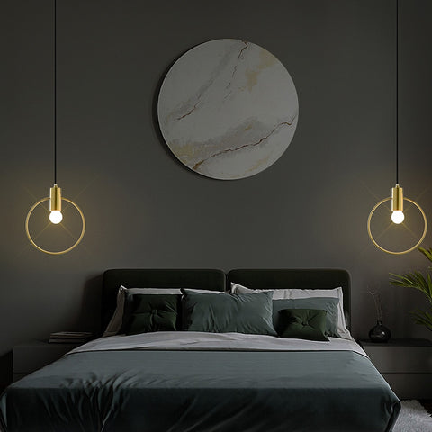 Image of Nordic Style Hanging Ring Lights (20-30cm)