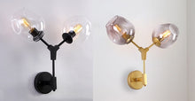 Load image into Gallery viewer, Glass Globes Ceiling Light Industrial Style Pendant