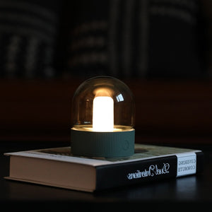 Asher - Glass Dome Desk Lamp