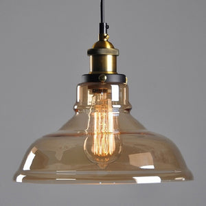 Vintage 5.5" To 11" Wide Pendant Glass Retro Lights - Sofrey Selects