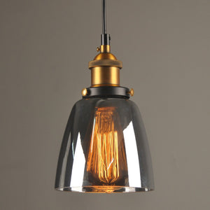 Vintage 5.5" To 11" Wide Pendant Glass Retro Lights - Sofrey Selects