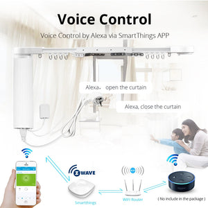 Smart House Curtain Motor with Rod- Voice Control