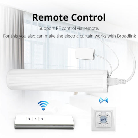 Image of Smart House Curtain Motor with Rod- Voice Control