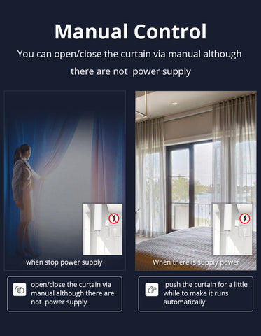 Image of Smart House Curtain Motor with Rod- Voice Control