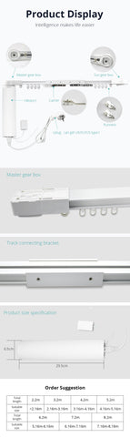 Image of Smart House Curtain Motor with Rod- Voice Control