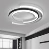 Circular Modern LED Ceiling Pendant Lights White Black