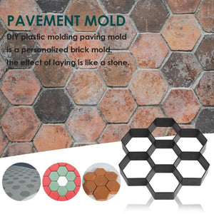 Manually Paving Cement Brick Concrete Mold