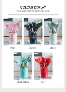 Silicone Cooking Utensils Set