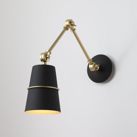 Image of Retractable Long Arm Wall Lamp