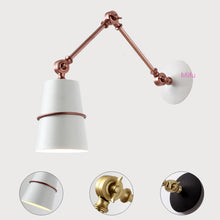 Load image into Gallery viewer, Retractable Long Arm Wall Lamp