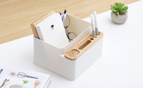 Image of Multi-function Desktop Storage Box