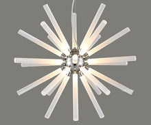 Load image into Gallery viewer, Novel Creative Design Iron Chandelier - Glowing Snowflake Droplight - Large