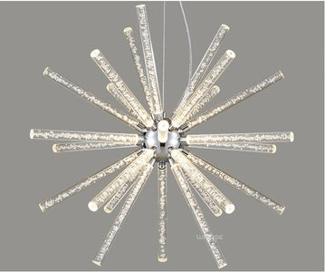 Novel Creative Design Iron Chandelier - Glowing Snowflake Droplight - Large