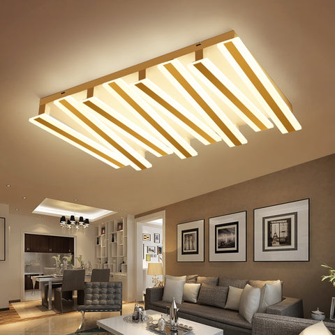 Image of Post-modern Piano Lighting Fixture - Rectangular & Minimalistic Ceiling Light