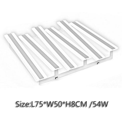 Image of Post-modern Piano Lighting Fixture - Rectangular & Minimalistic Ceiling Light