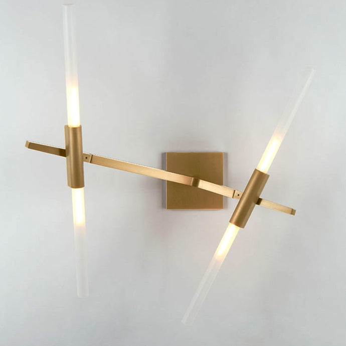 Glass Sticks Modern LED Wall Light