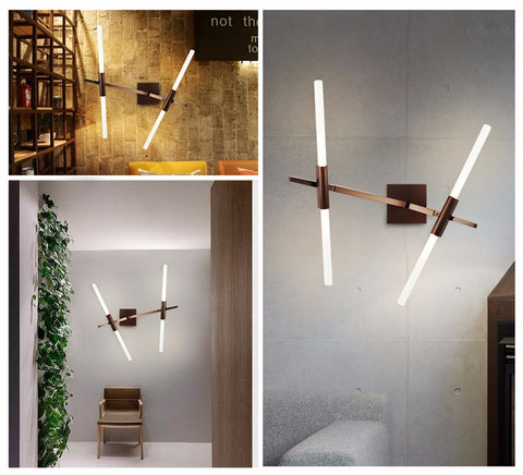 Image of Glass Sticks Modern LED Wall Light