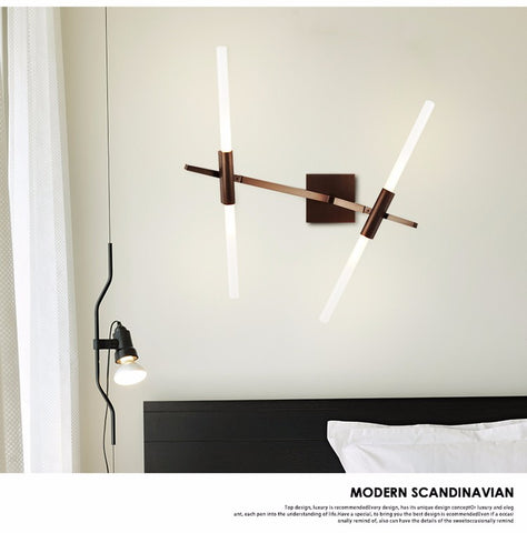 Image of Glass Sticks Modern LED Wall Light