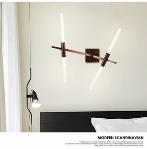 Glass Sticks Modern LED Wall Light