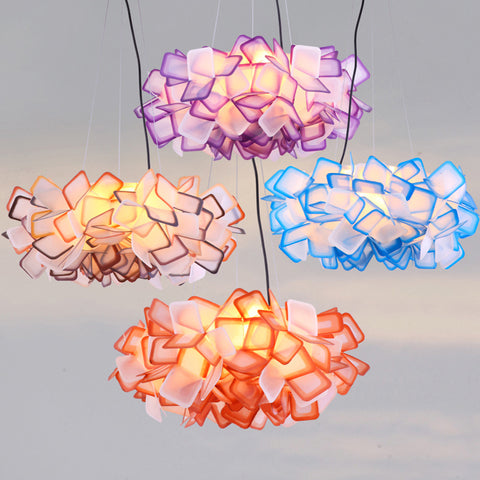 Image of Blossoming Flower Acrylic Pendant Lights