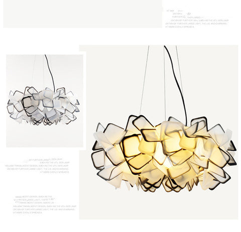 Image of Blossoming Flower Acrylic Pendant Lights