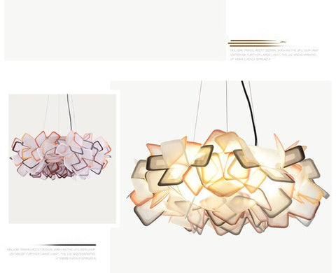 Image of Blossoming Flower Acrylic Pendant Lights